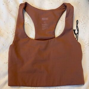 NWOT Girlfriend Collective Brown Sports Bra XXS